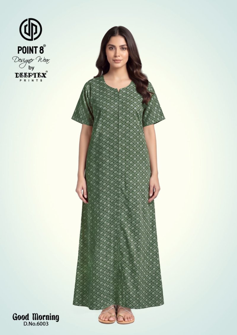 Good Morning Vol 6 By Deeptex Cotton Printed Nighty Gown 